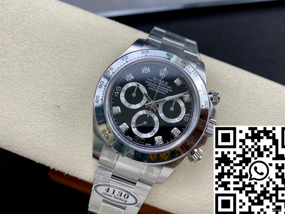 Rolex M116509-0055 Factory Dial Daytona Cosmograph Clean Black 0401